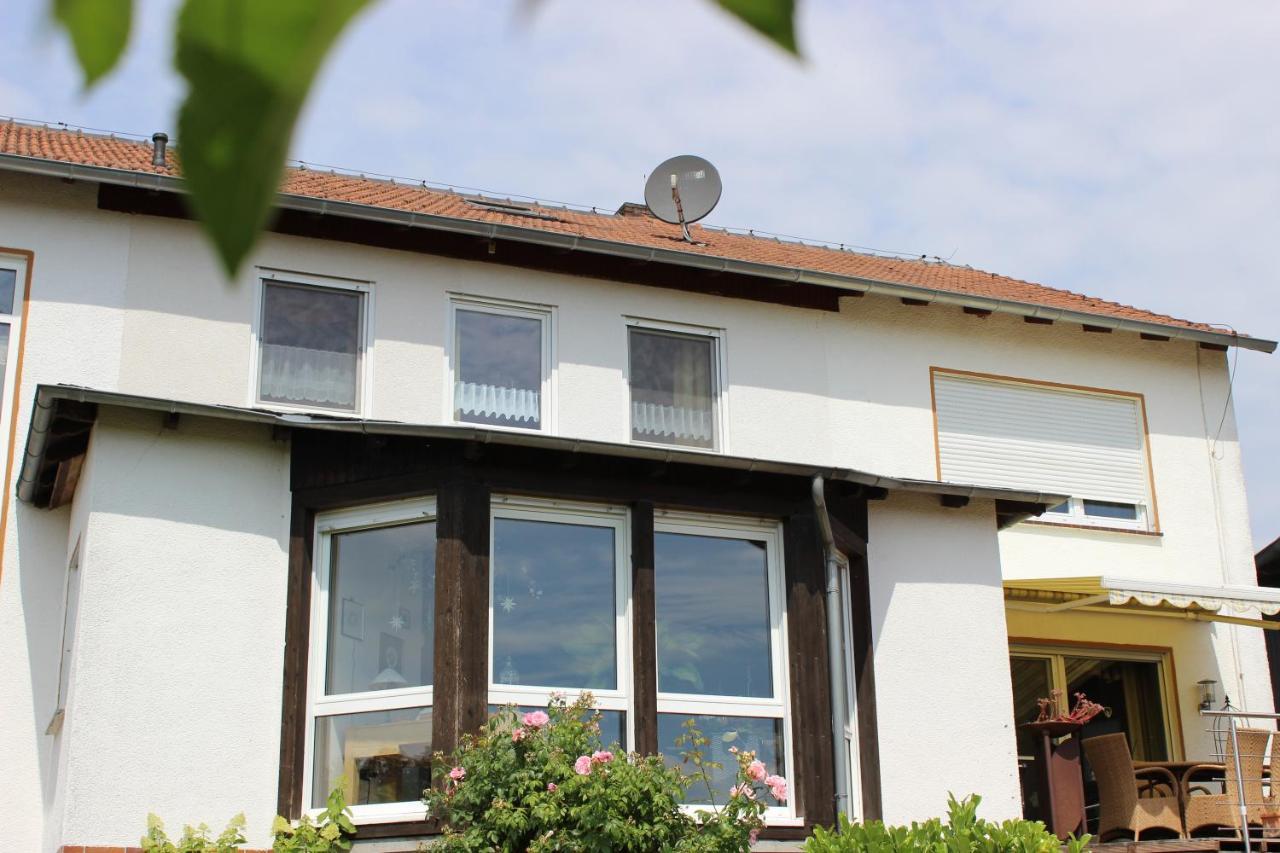 Ferienwohnung Landsburgblick Neuental Bagian luar foto
