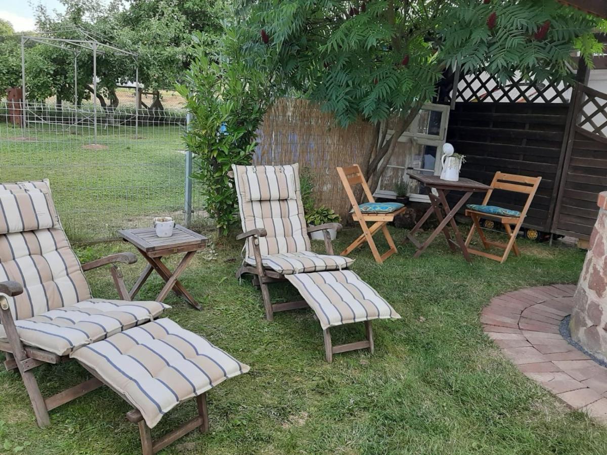 Ferienwohnung Landsburgblick Neuental Bagian luar foto